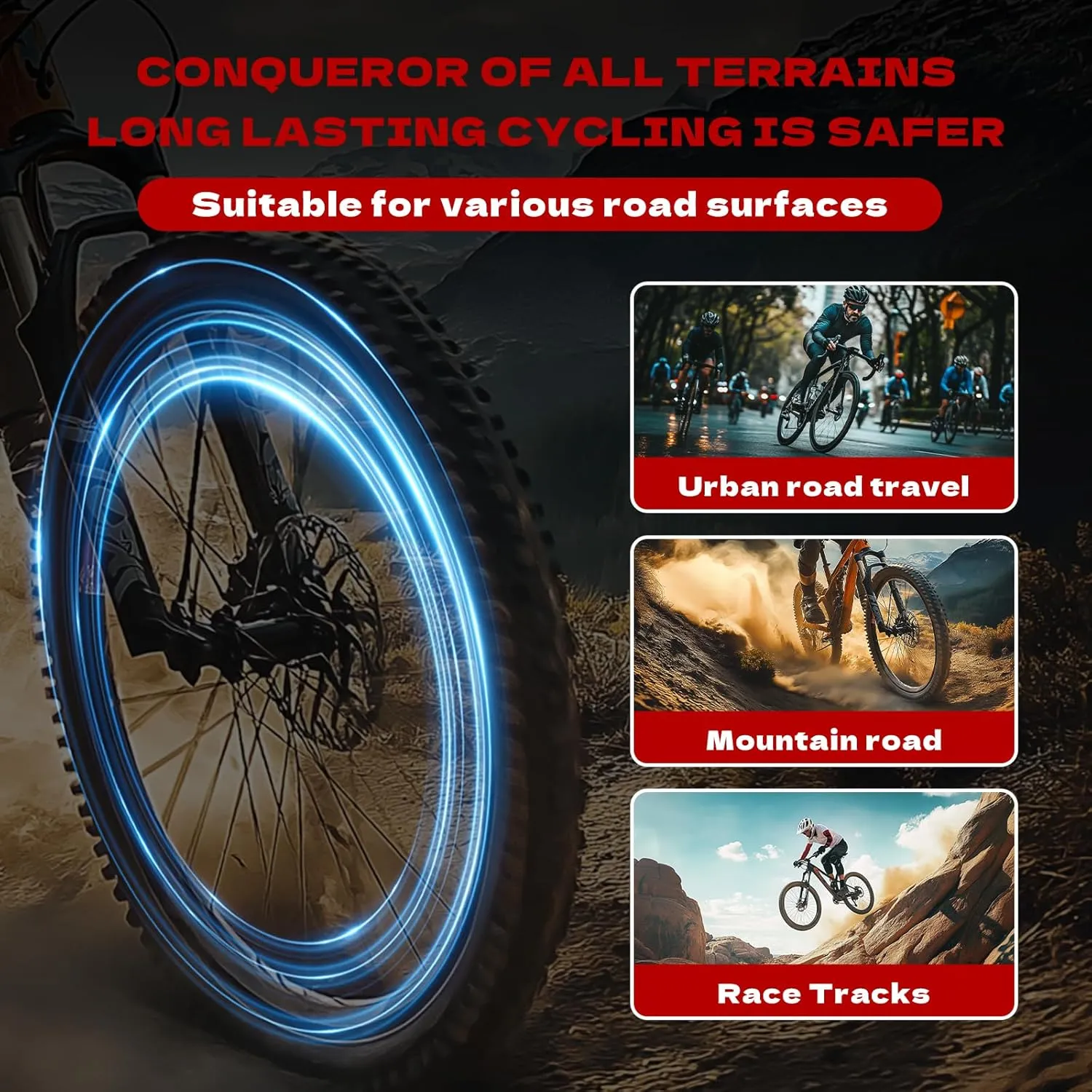 2 Pack Heavy Duty 12"/14"/16"/18"/ 20"/24"/ 26"/27.5"/29" x1.75/1.95/2.10/2.125 Bicycle Tube with 2 Tire Levers, with 32mm AV Schrader Valve for Road/MTB Bike