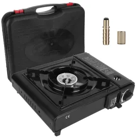 3300W Portable Camping Stove Butane Canister Dual Fuel Burner