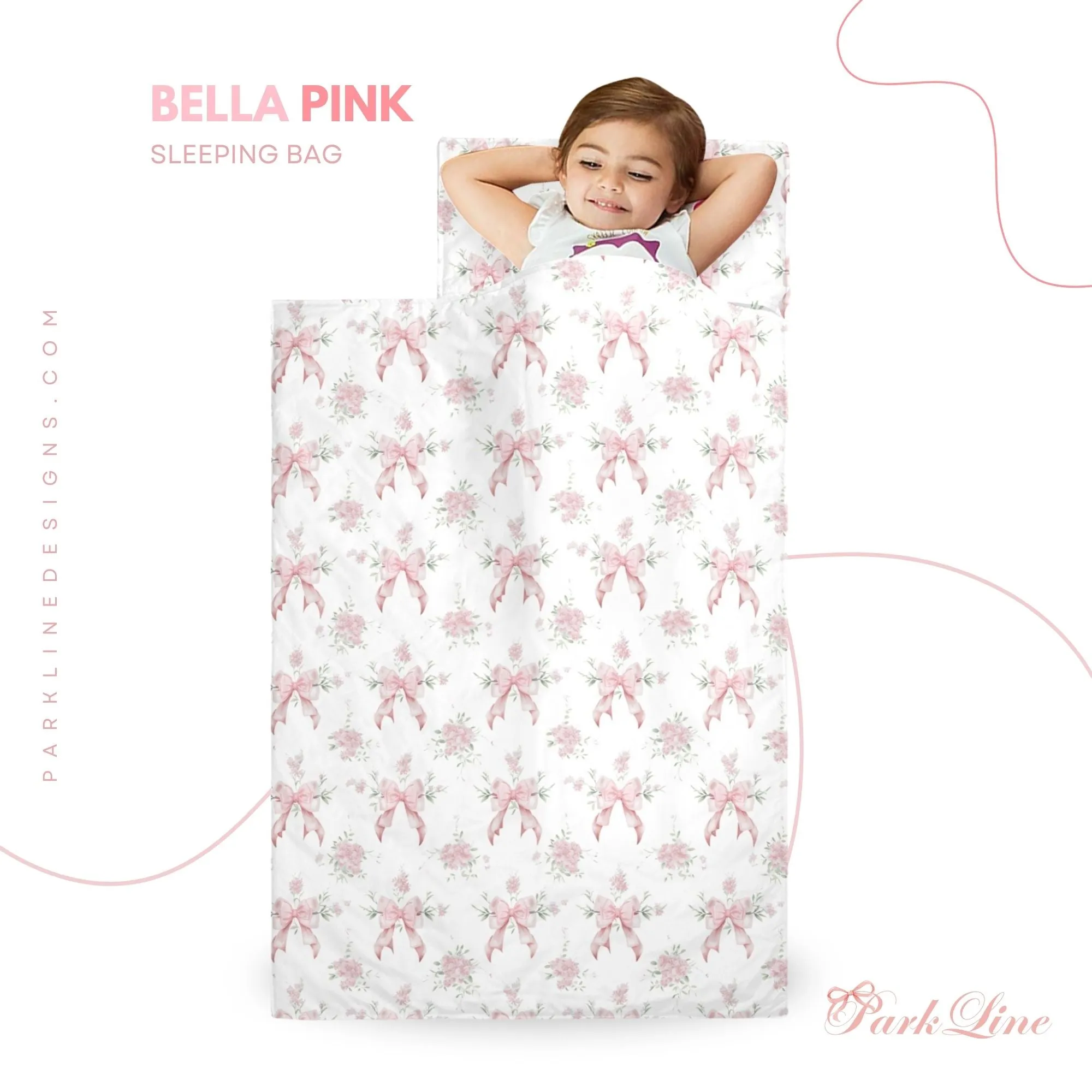 Adeline Kids' Long Sleeping Bag | A Catchy Blend of Comfort & Style | Lightweight and Durable Sleeping Bag for Kids