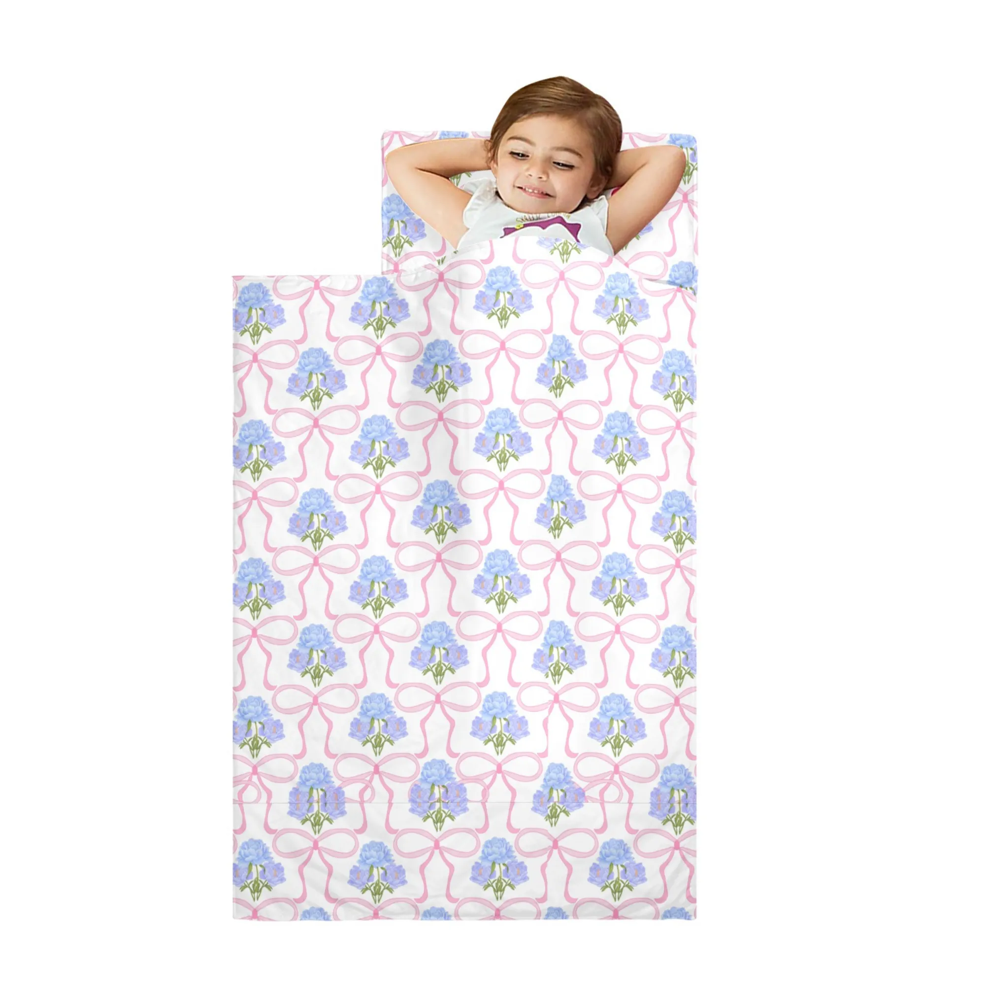 Adeline Kids' Long Sleeping Bag | A Catchy Blend of Comfort & Style | Lightweight and Durable Sleeping Bag for Kids