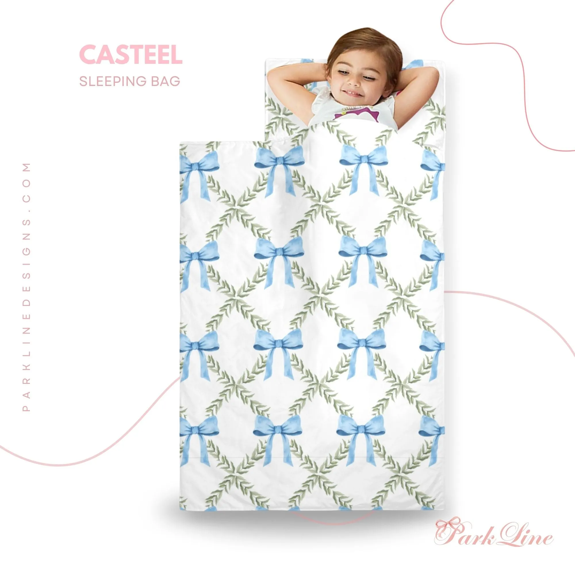 Adeline Kids' Long Sleeping Bag | A Catchy Blend of Comfort & Style | Lightweight and Durable Sleeping Bag for Kids