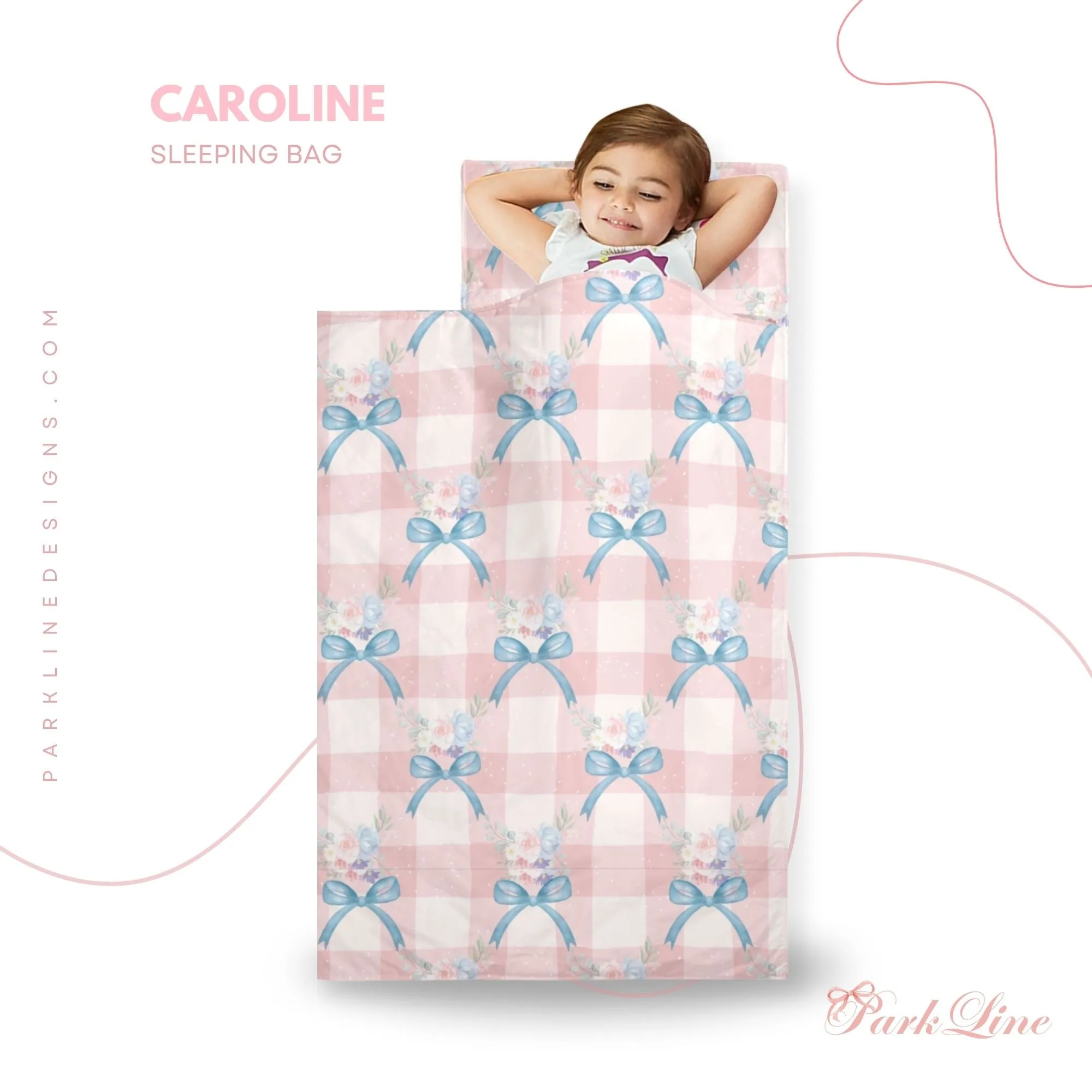 Adeline Kids' Long Sleeping Bag | A Catchy Blend of Comfort & Style | Lightweight and Durable Sleeping Bag for Kids
