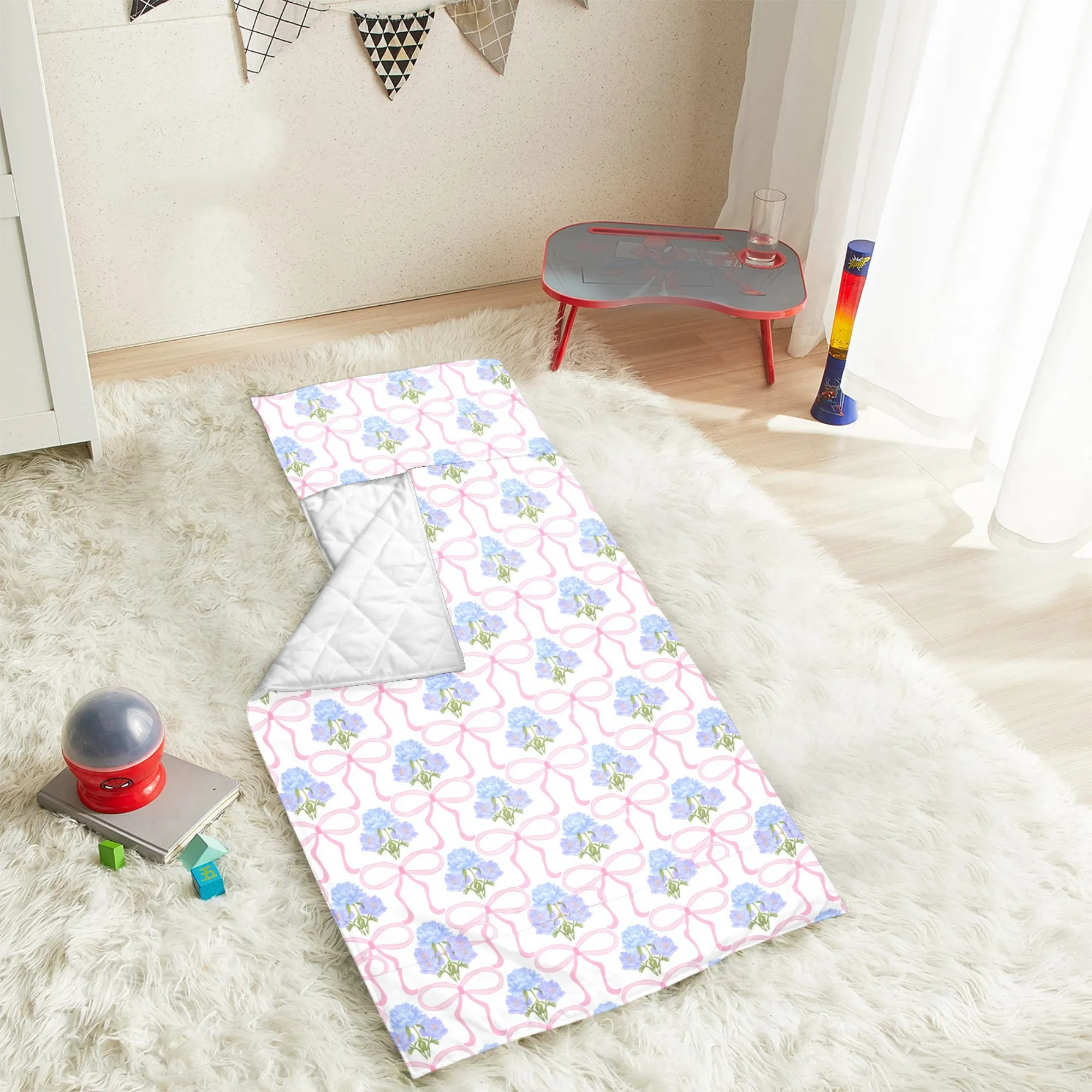 Adeline Kids' Long Sleeping Bag | A Catchy Blend of Comfort & Style | Lightweight and Durable Sleeping Bag for Kids