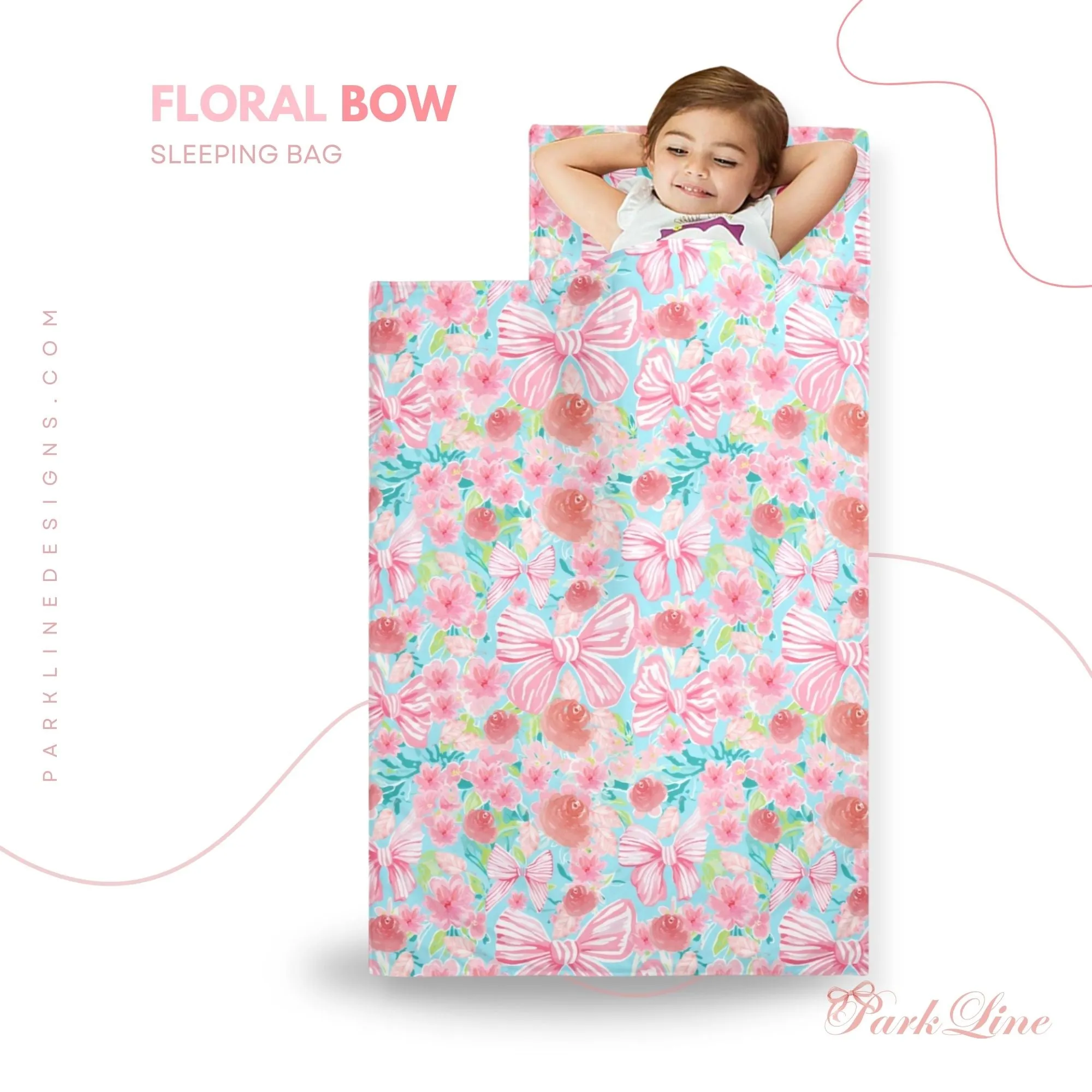 Adeline Kids' Long Sleeping Bag | A Catchy Blend of Comfort & Style | Lightweight and Durable Sleeping Bag for Kids