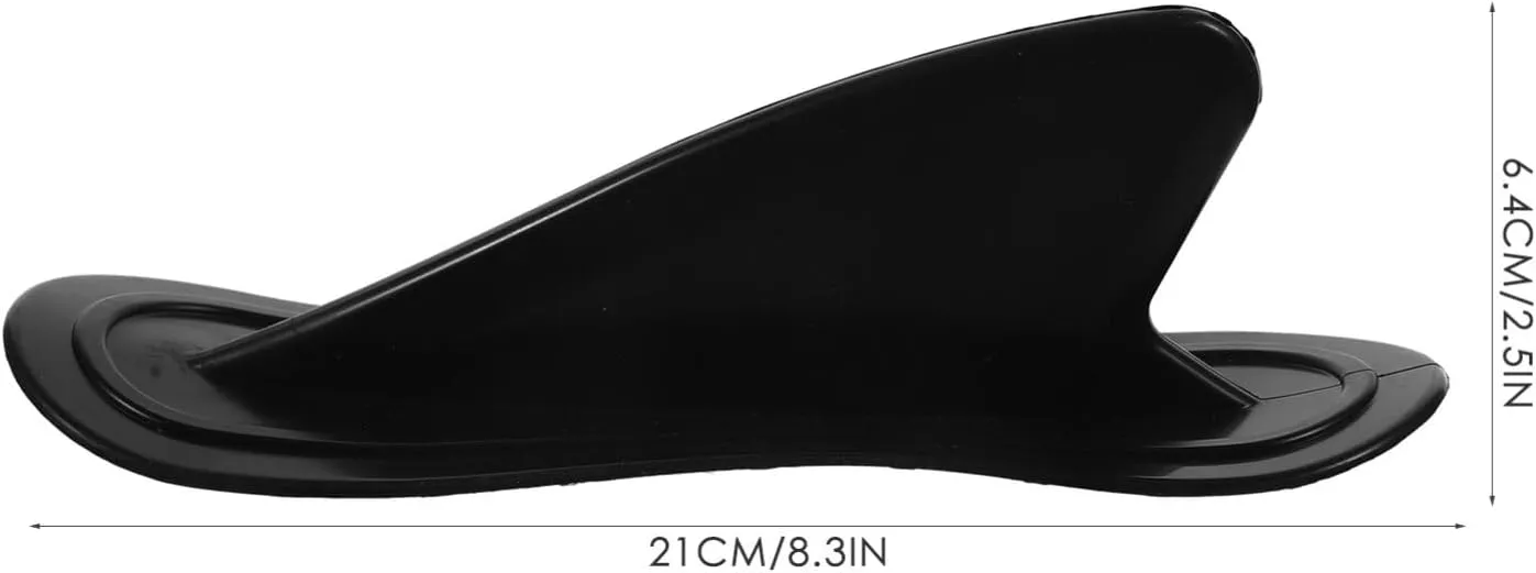 BESPORTBLE 4 Pcs Surfboard Fin Boat Tail Rudder Single Fin Inflatable Boat Tail Rudder Surfboard Fin Center