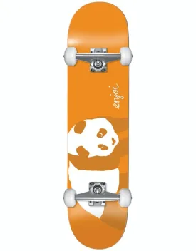 Enjoi Orange Panda Soft Wheel Complete Skateboard - 8"