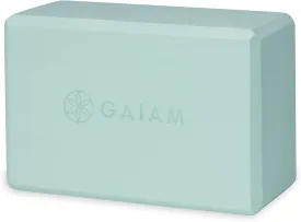 Gaiam Yoga Block - Supportive Latex-Free Eva Foam - Soft Non-Slip Surface with Beveled Edges for Yoga, Pilates, Meditation - Yoga Accessories for Stability, Balance, Deepen Stretches