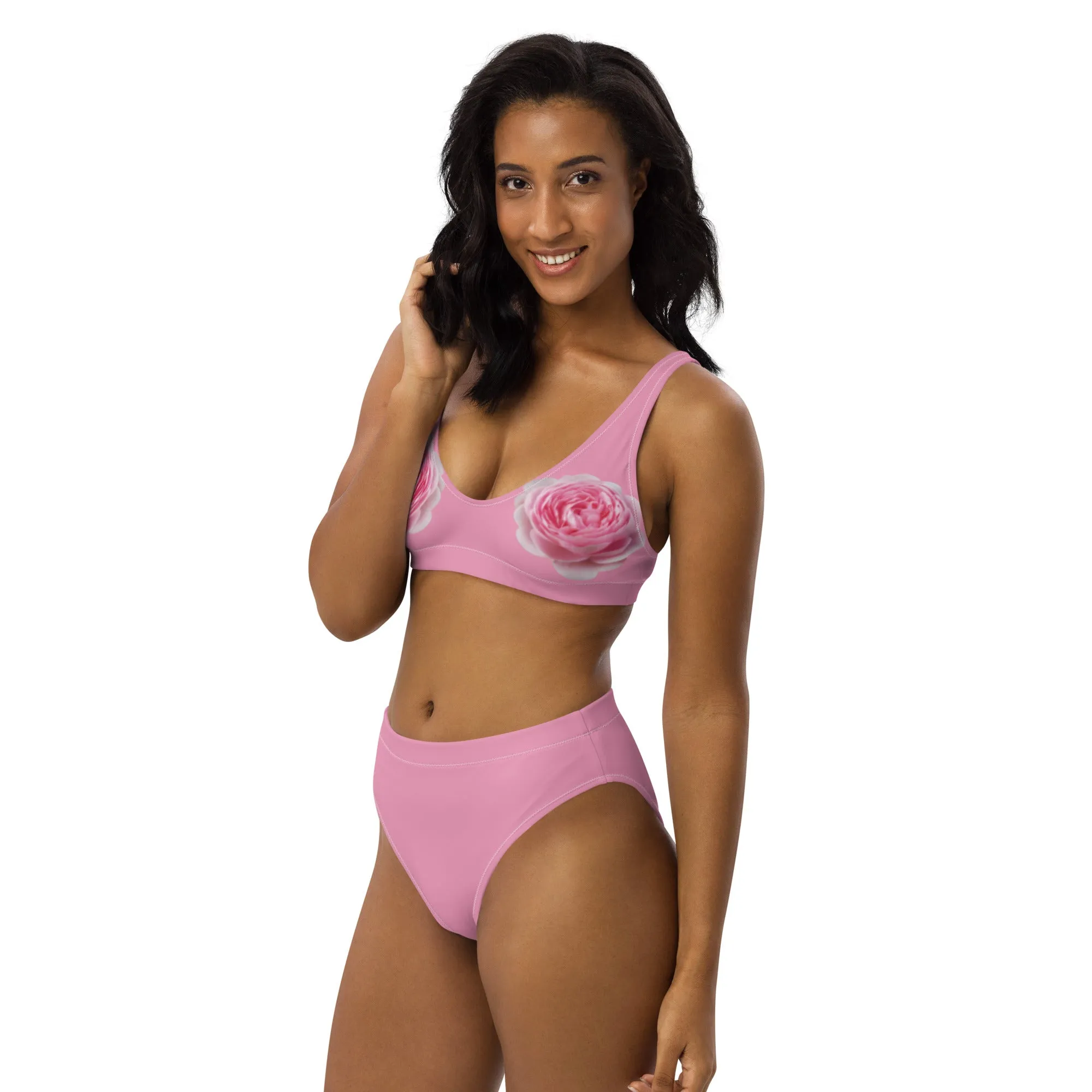 High Waisted Bikini Womens Mix and Match Patterns and Solid Colours (Glamourange 0026 Model)