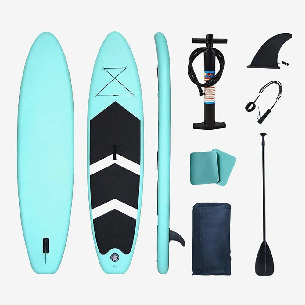 Inflatable Stand Up Paddle Boards, SUP with Accessories Backpack Anti-Slip Deck, Paddle and Hand Pump, Paddle Board Standing Boat for Youth Adult