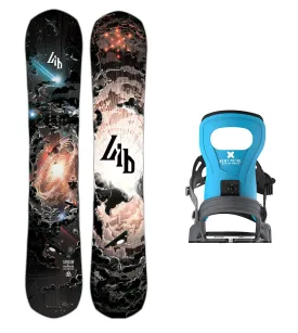 Lib Tech T Rice Pro Snowboard with Bent Metal Bolt Snowboard Binding 2025