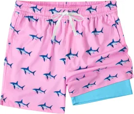 Men's Swim TrunksMesh Lining Quick Dry with Pockets Beach Shorts Hawaiian