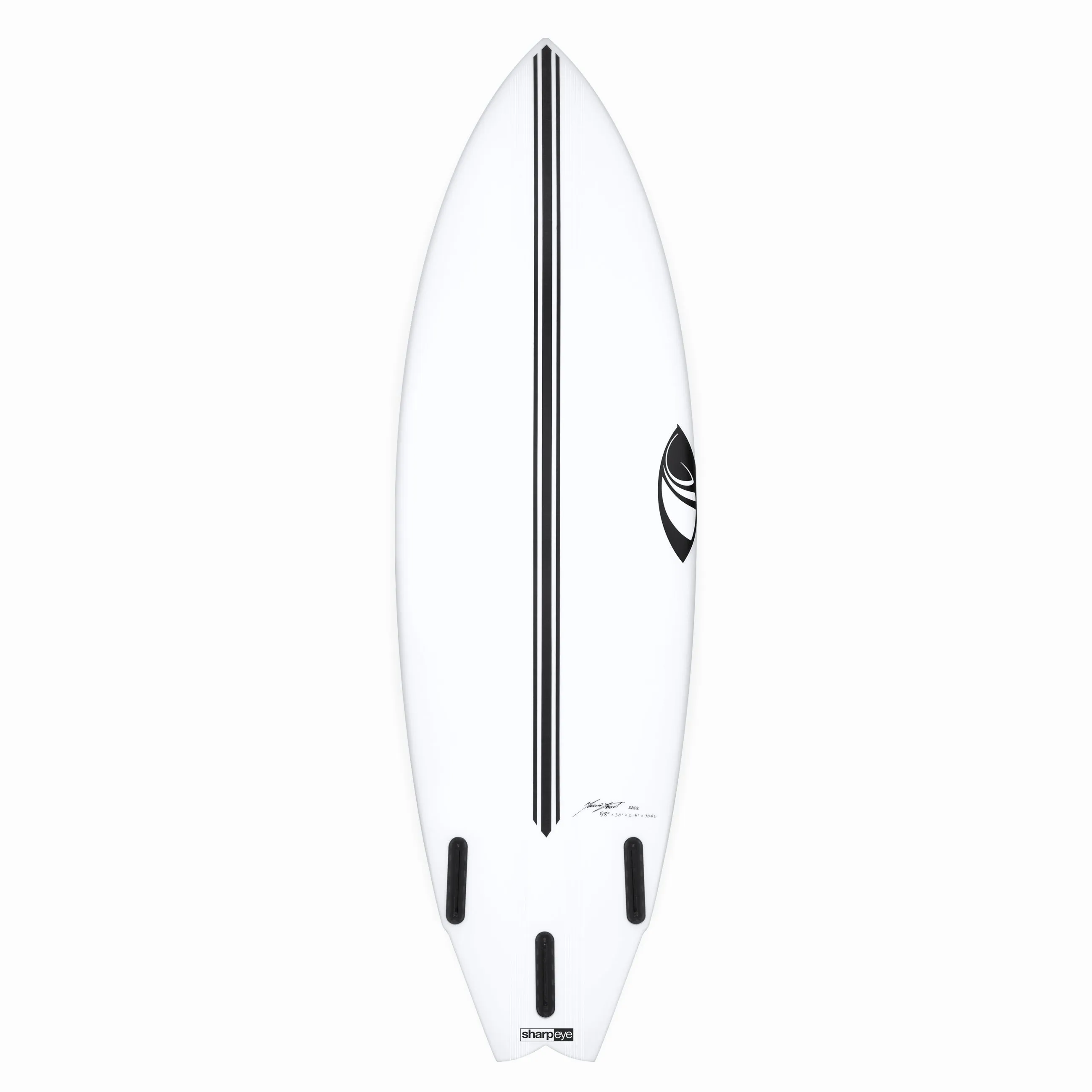 MODERN 2 (E3 LITE) 5'8" x 20.0 X 2.5 - 30.80L, Swallow, 3x  FCS 2 Fin Boxes, Epoxy E3 - ID:876012