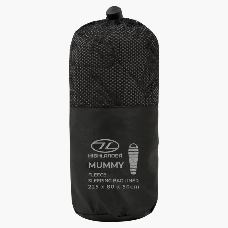 Mummy Fleece Sleeping Bag Liner