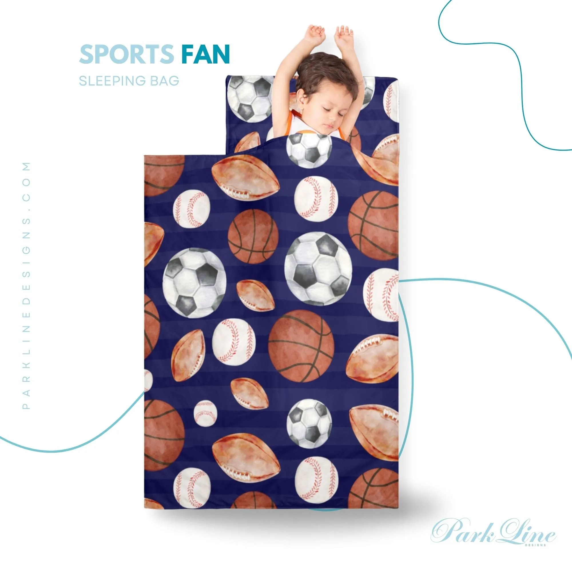 Orange Camo Kids' Long Sleeping Bag | A Catchy Blend of Comfort & Style | Lightweight and Durable Sleeping Bag for Kids