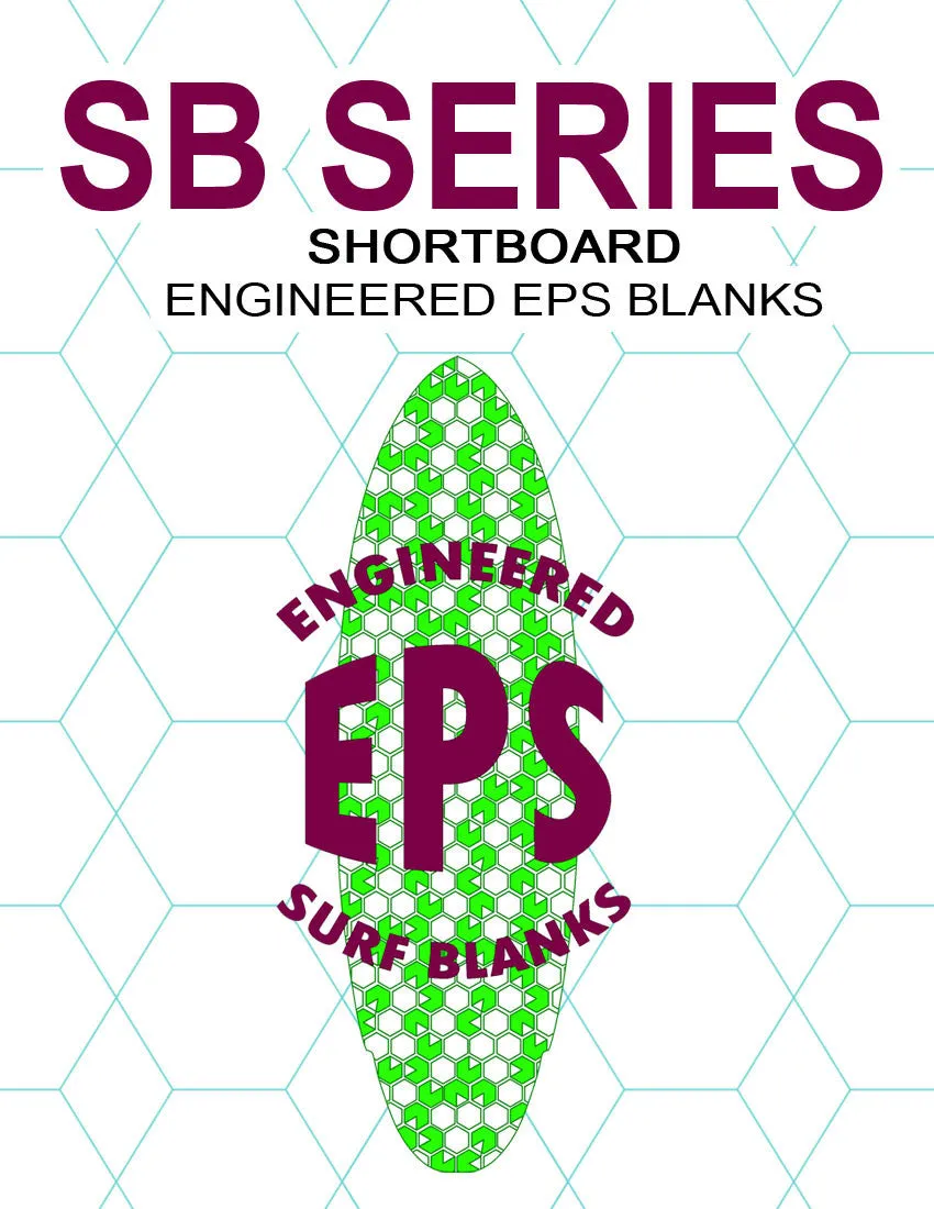 [SB Series] EPS Foam Shortboard Surfboard Blanks : More Nose Rocker and Less Tail Rocker