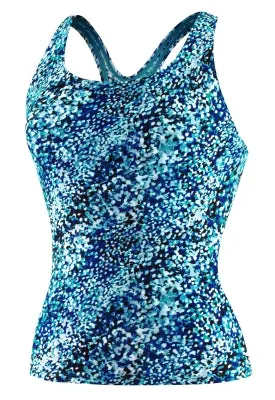 SPEEDO Bias Dots Ultraback Tankini Speedo Endurance 