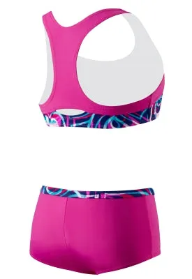 SPEEDO Girls Summer Love Boyshort 2-PC. (7-16)