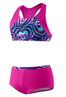 SPEEDO Girls Summer Love Boyshort 2-PC. (7-16)