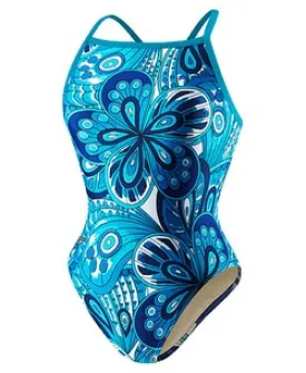 SPEEDO Retro Floral Female Axcel Back (22 Only)
