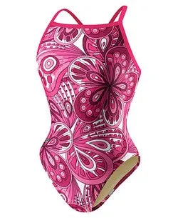 SPEEDO Retro Floral Female Axcel Back (22 Only)