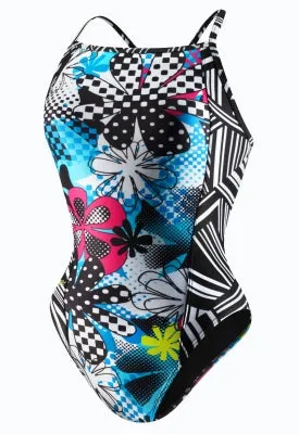 SPEEDO Splitzville Floral Remix Y-Back - Endurance Lite? (40 Only)