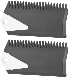 Surfboard Wax Comb Surf Wax Set Fin Wax Comb Surfboard Wax Surf Board Wax Scraper Cleaning Remover Comb Tool for Skaeboard Surfing Board 2Pcs
