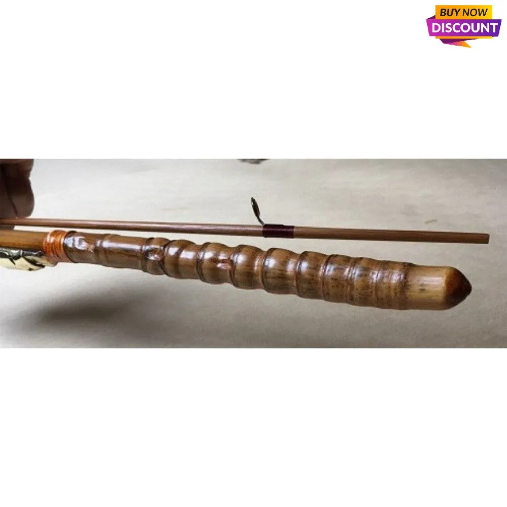 Tenkara Bamboo Fishing Rod 2 Piece L1.5-2.1 meter(59"-83")with  buddha bamboo  handles wholesale amounts