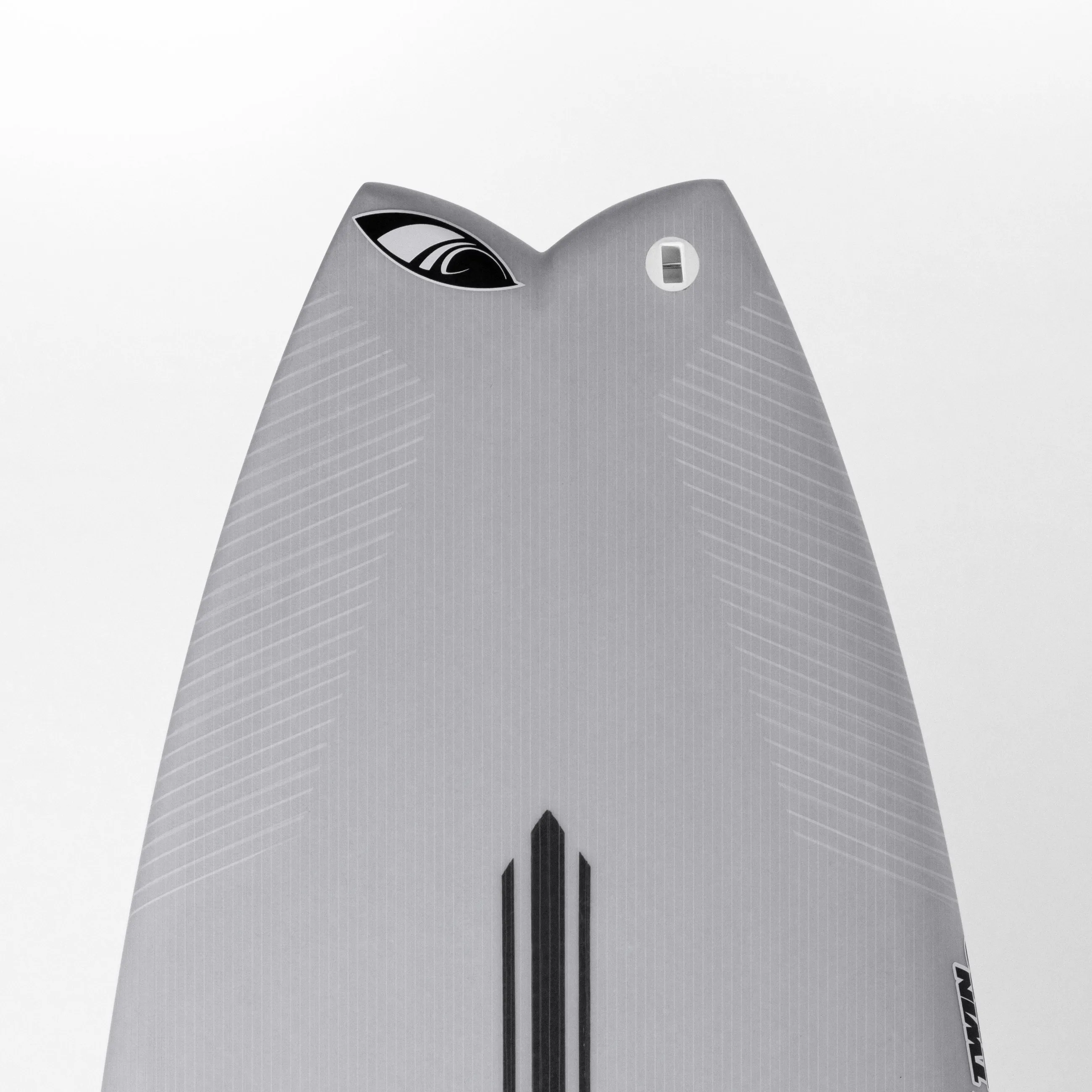 TWIN TURBO (E3 LITE) 5'9" x 19.75 X 2.5 - 30.60L, Swallow, 3x  FCS 2 Fin Boxes, Epoxy E3 - ID:926765