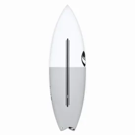 TWIN TURBO (E3 LITE) 5'9" x 19.75 X 2.5 - 30.60L, Swallow, 3x  FCS 2 Fin Boxes, Epoxy E3 - ID:926765
