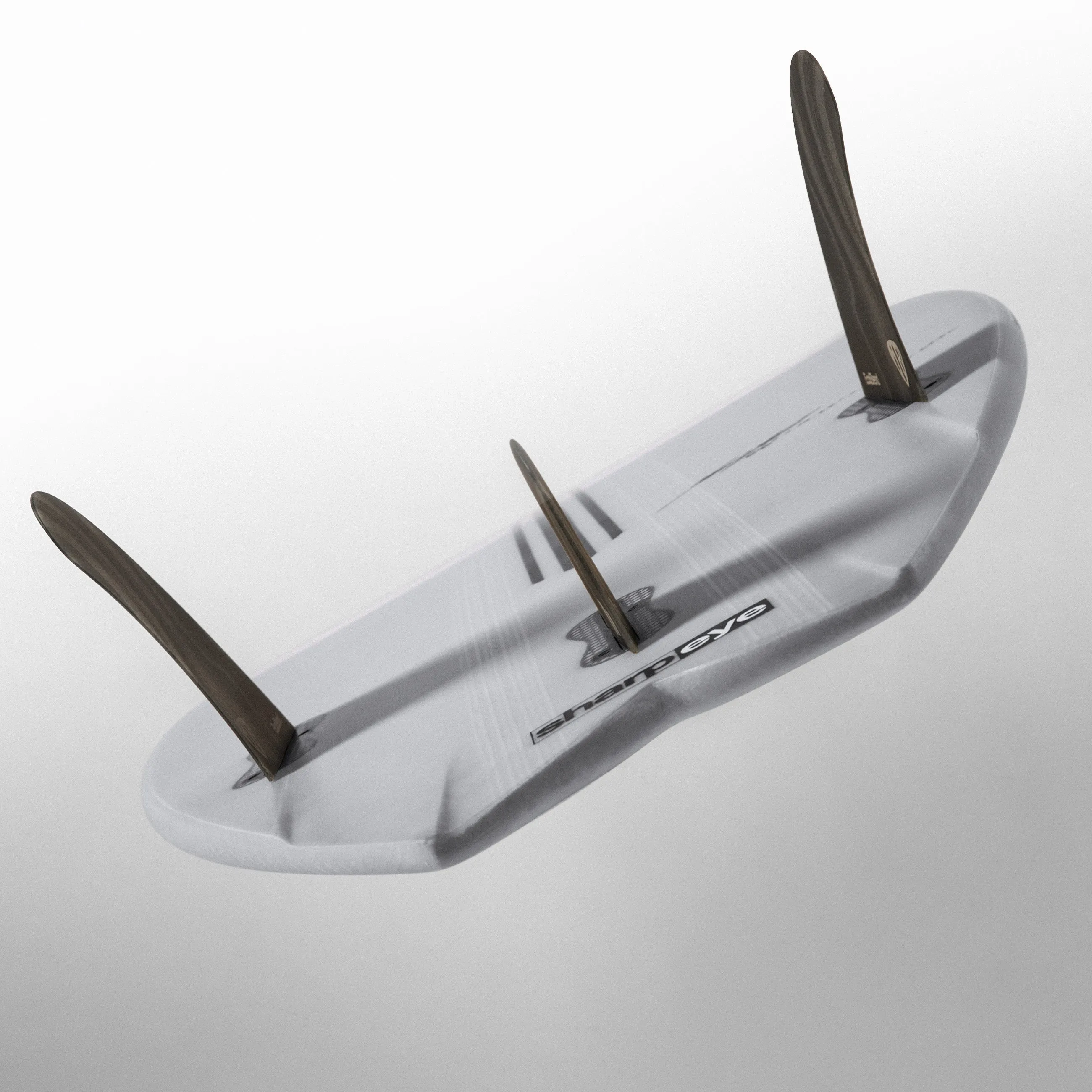 TWIN TURBO (E3 LITE) 5'9" x 19.75 X 2.5 - 30.60L, Swallow, 3x  FCS 2 Fin Boxes, Epoxy E3 - ID:926765