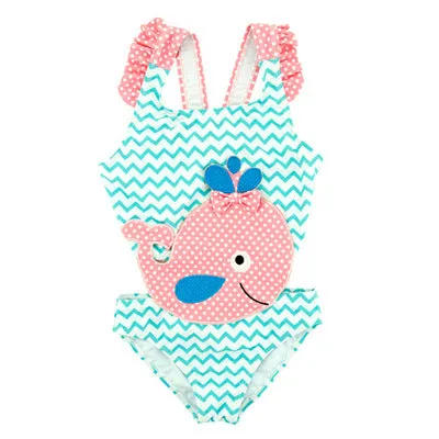 Upopby Cute Kids Baby Girls Cartoon Bikini Swimsuit