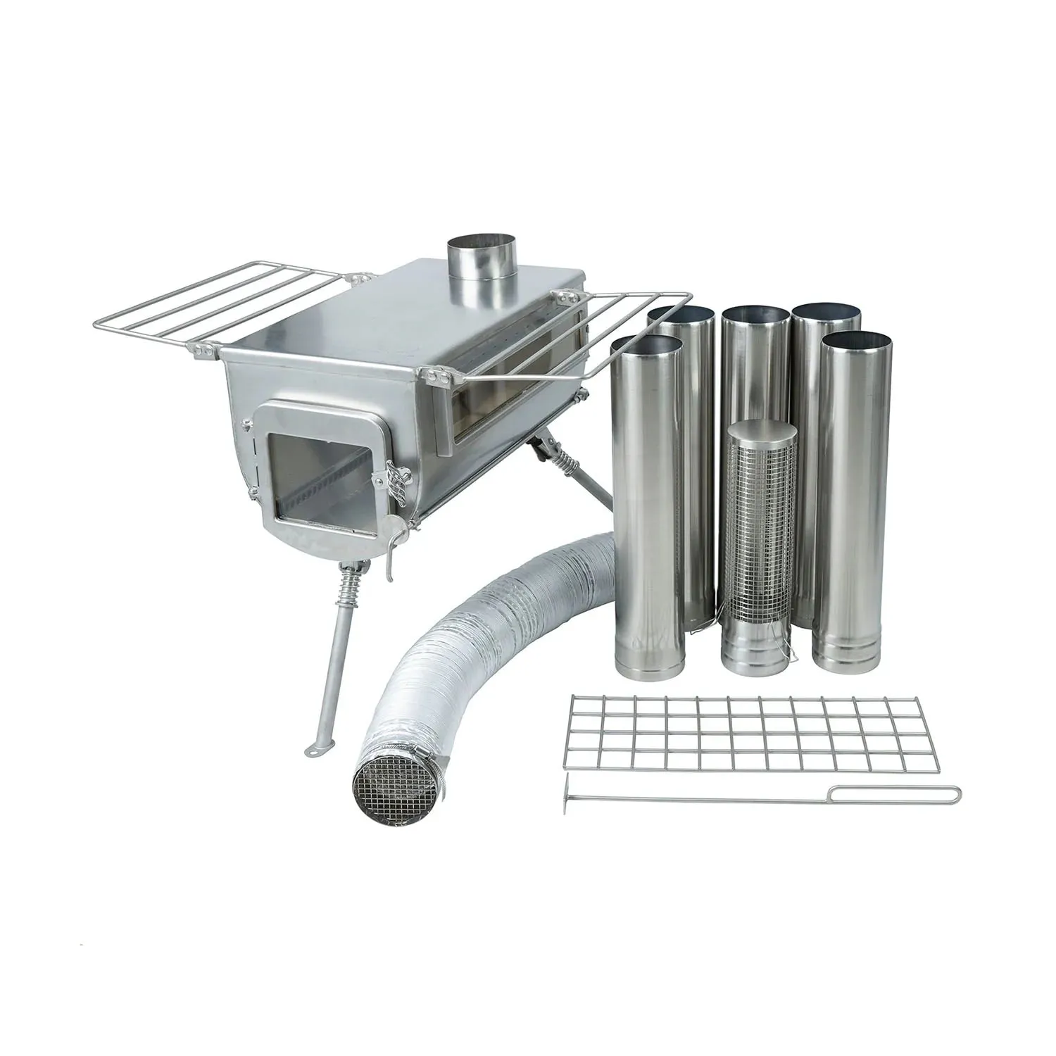Winnerwell Woodlander Double View PLUS External Air Wood Stove - Large